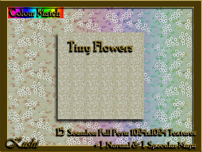 !Kushi! TinyFlowers Textures -WEAR TO UNPACK