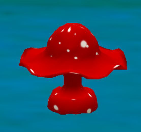 Tiny Prim Red Mushroom