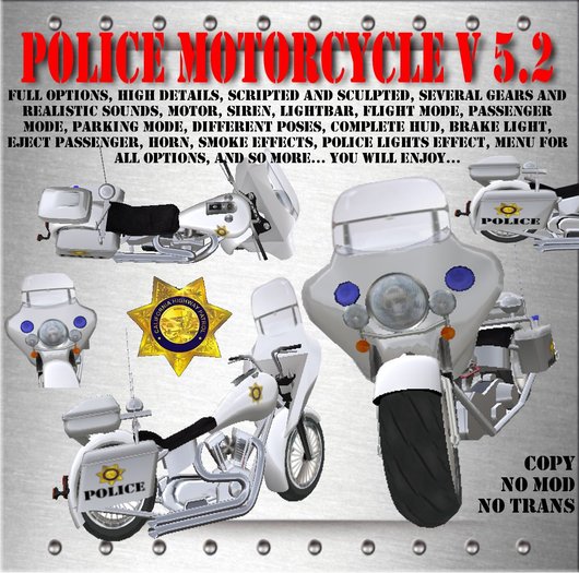 Police Motorcycle New edition