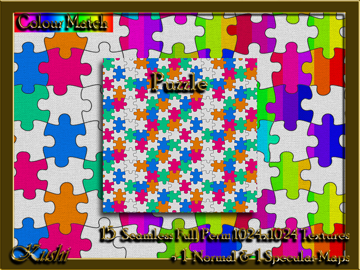 Puzzle Seamless Textures 