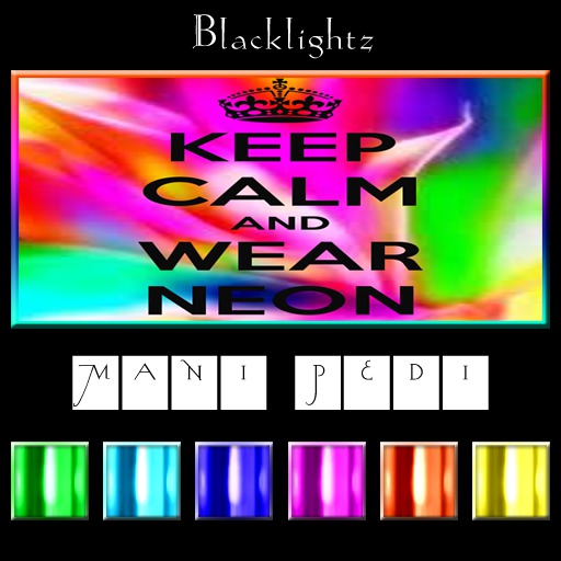 ~Mani Pedi~ Blacklightz Polish - Omega HUD