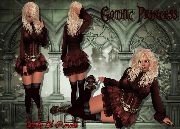 DLP*  Gothic Princess Maroon