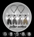 Feather necklace hud