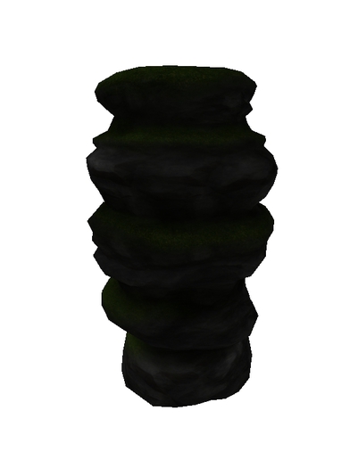 Mesh Medium Rock Pillar