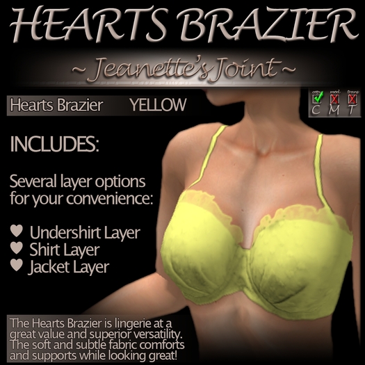 ~JJ~ Hearts Brazier (yellow)