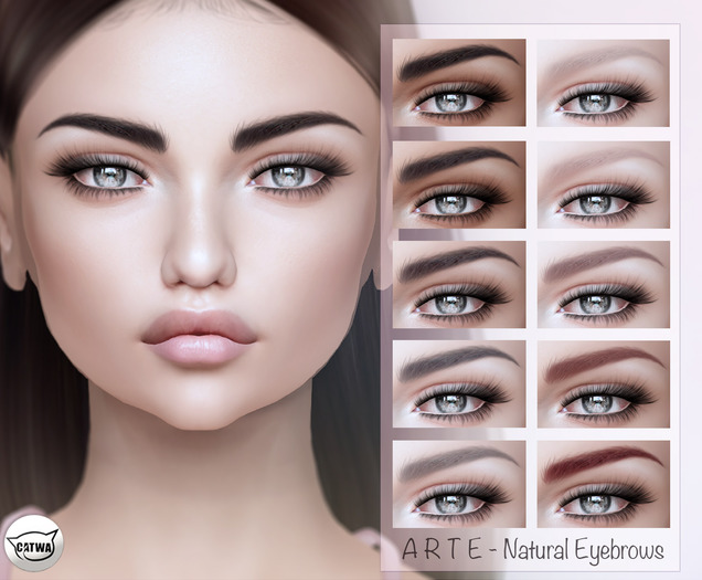 A R T E - Natural Eyebrows [Catwa, Bento]