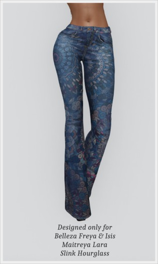 HautePinay Jeans - Flowers