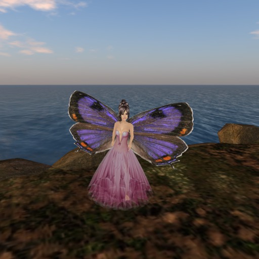 Petite Purple Butterfly Wings V2.0