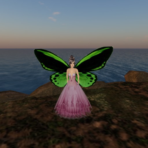 Petite Green Butterfly Wings V2.0