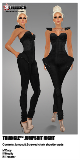SOURCE-TRIANGLE Jumpsuit Night