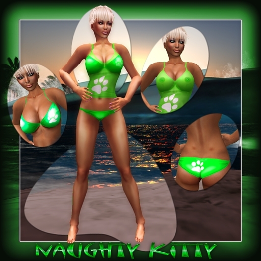 Bikini sharKbite Naughty Kitty Fern