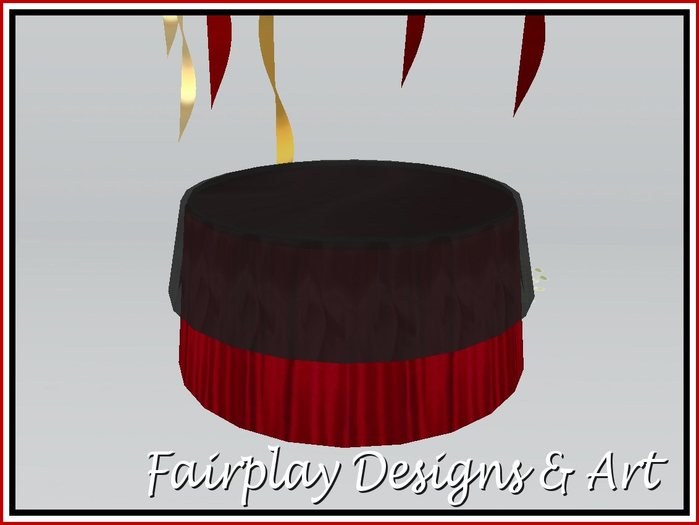 Deep Red GOTH Elegance Table *COPY ONLY*