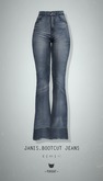 -Pixicat- Janis Bootcut Jeans (DarkBlueFaded)