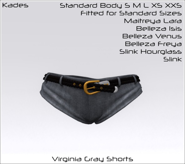 Kades - Virginia Gray Shorts