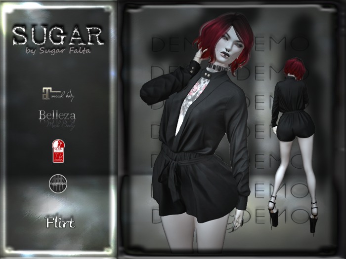 SUGAR - Flirt - (BLACK/PLATINUM ACCENT) Demo