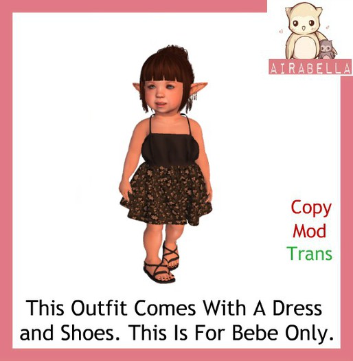 - Airabella - Glitter Rose Midnight