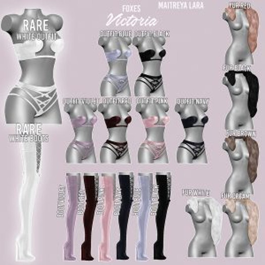 Foxes - Victoria - Outfit - White RARE