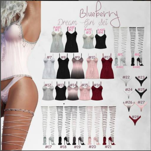 #26 Blueberry - Dream Girl - Panties - Common - Ombre *M*