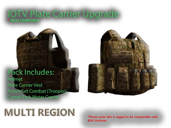MULTIREGION - IOTV Plate Carrier  INFANTRY   - BAG 4.3