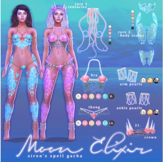 Moon Elixir  - Siren's Spell - 9 - Lara - Thong - Snow