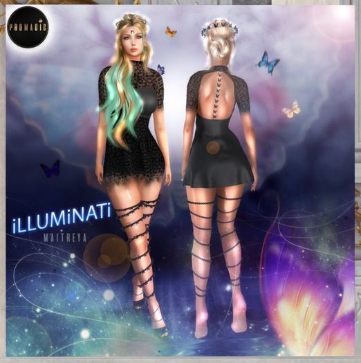 *PROMAGIC* Illuminati-LegButterflies-Blue(Boxed)