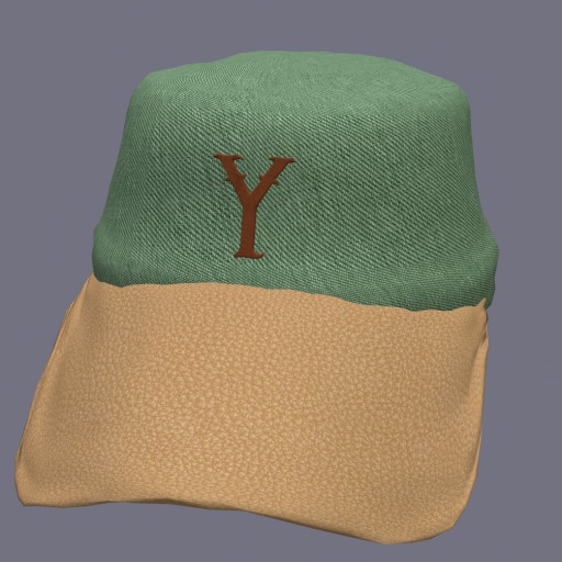 Dimitar Cap Letter (Y) by P.E.C.