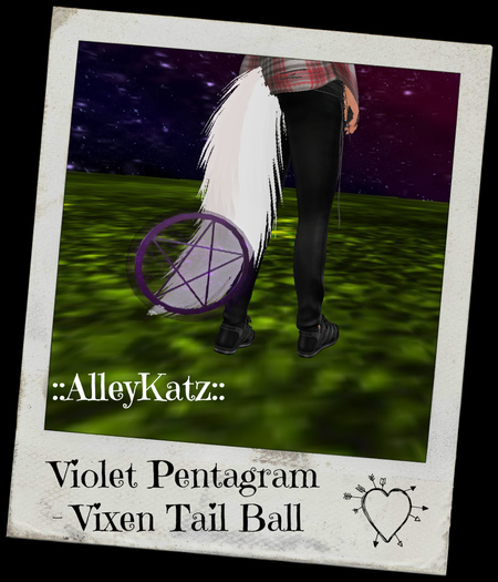 ::AlleyKatz:: Violet Pentagram - Vixen Tail Ball BOXED