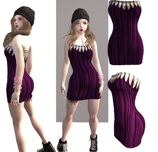 Vestidinho roxo MESH