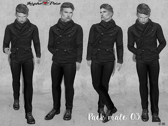 Inspire Pose - Pack Male 03 