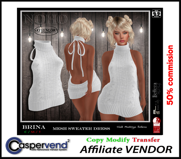 Affiliate Vendor [NOHO] - Brina white