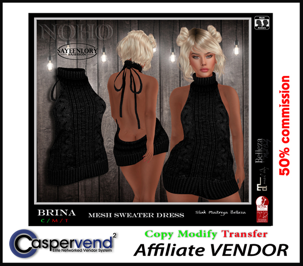 Affiliate Vendor [NOHO] - Brina black