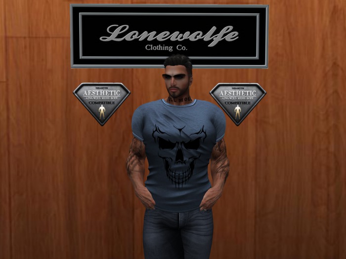 LWC Skull T-Shirt Aesthetic Version Bagged
