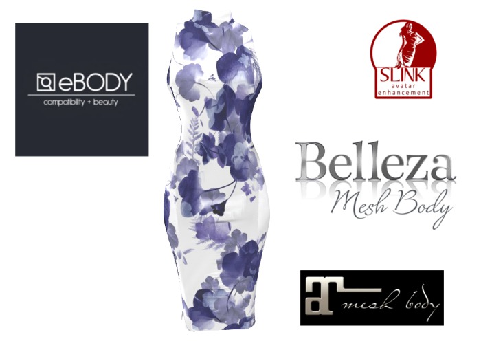 Ivy's Shop.:Blue Flower Dress:.