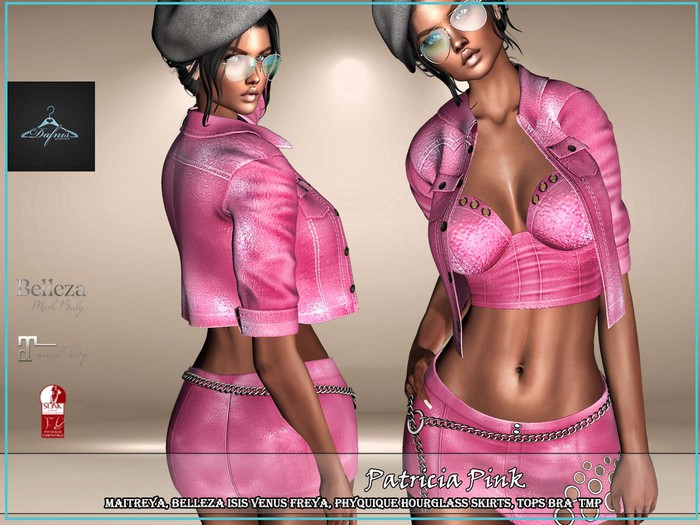 *dafnis PATRICIA LEATHER PINK