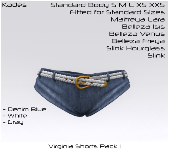 Kades - Virginia Shorts Set 1 with Hud