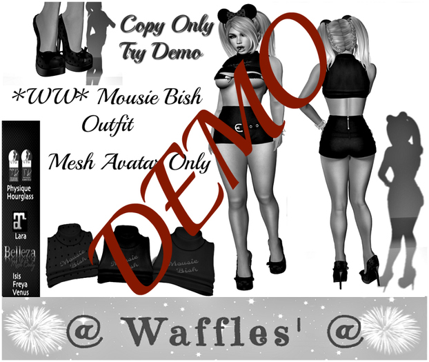 Demo *WW* Mousie Bish Outfit
