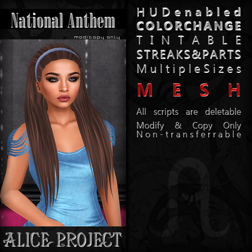 Alice Project - National Anthem - Glitter/Rainbow Blue