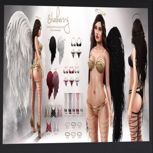 #15 Blueberry - Angelberry -Common- Corset - Shine *Maitreya*