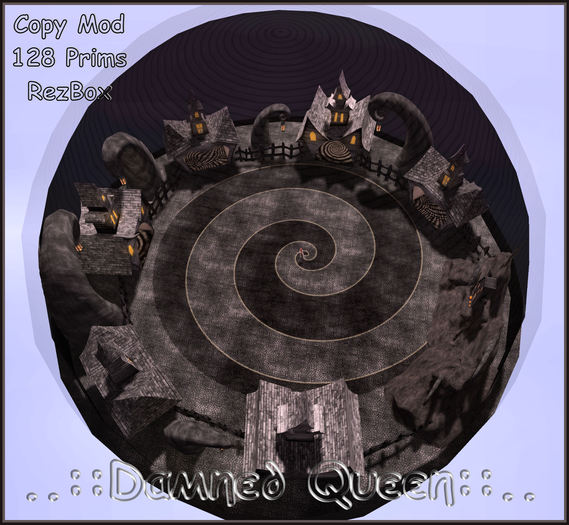 {DQ} Skellington Village SkyDome BOX