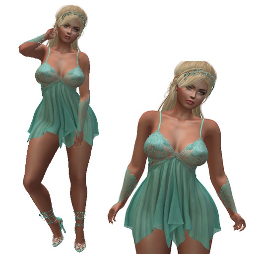 Addams - Helene-Set-Mint Maitreya