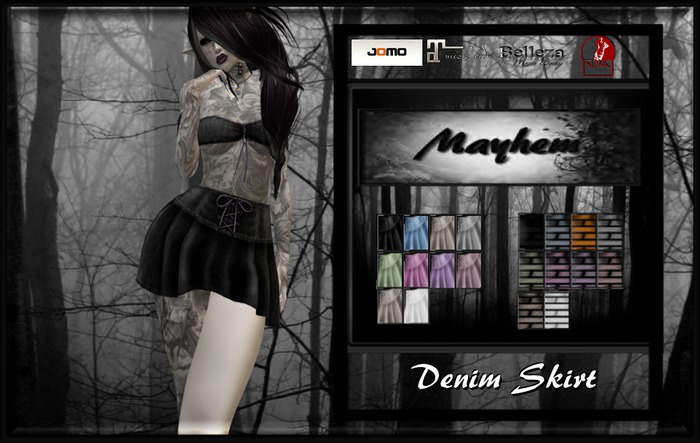 Mayhem Jeans Skirt