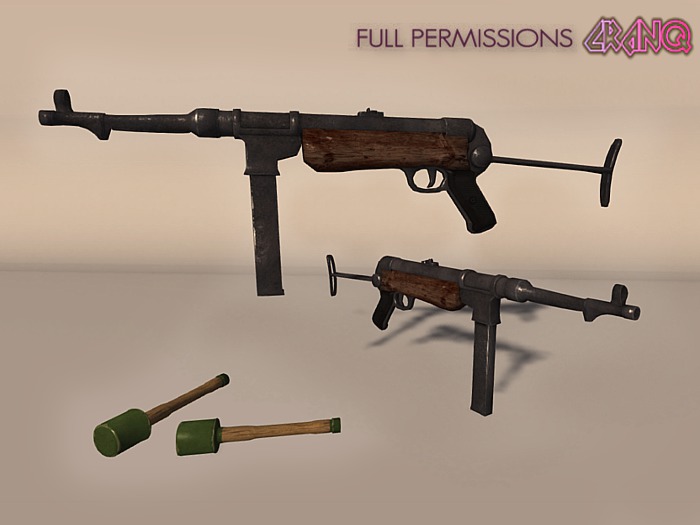 *CRAnQ* MESH Post Apocalyptic Sturmtruppen Set  (FULL PERM)