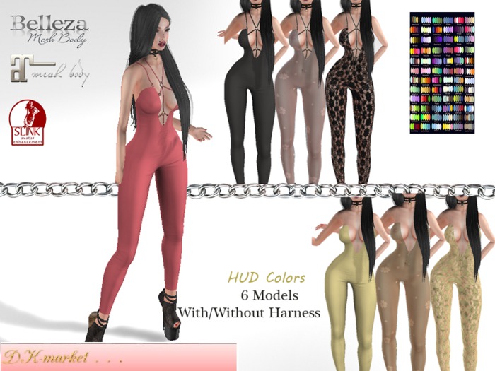 DK:: JumSuit 6 models / 60 colors - maitreya slink belleza