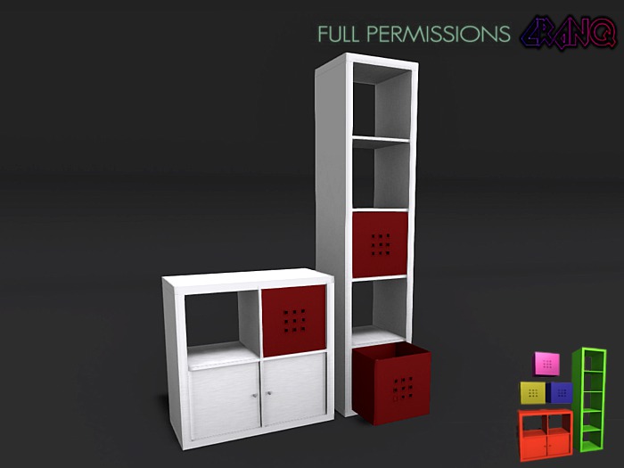 *CRAnQ* MESH Modern Shelves Set (FULL PERM)