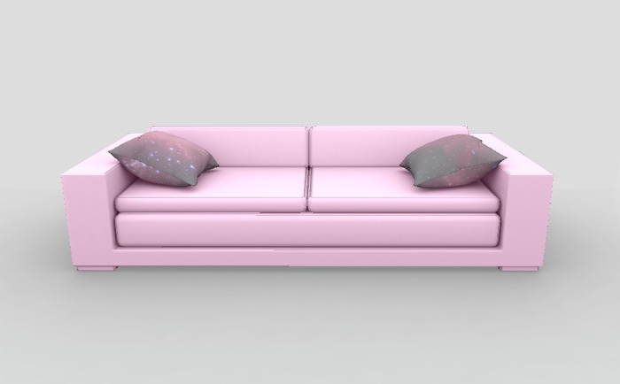 AC pink galaxy sofa