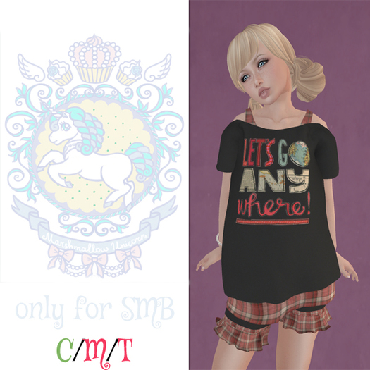 .:MU:. Let's Go Anywhere Top and Shorts Set
