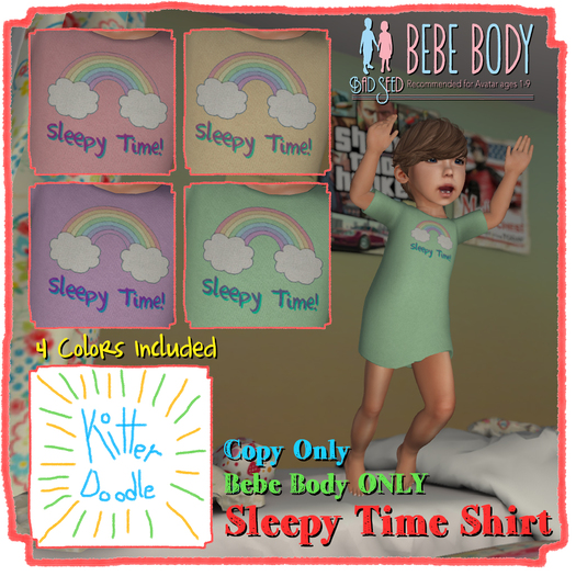 [KitterDoodle] Sleepy Time Shirt [BSBB]