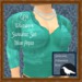 Gpa women's sweater set blue aqua 512