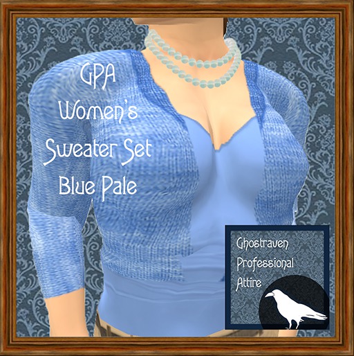 GPA Women's Sweater Set - Blue Pale
