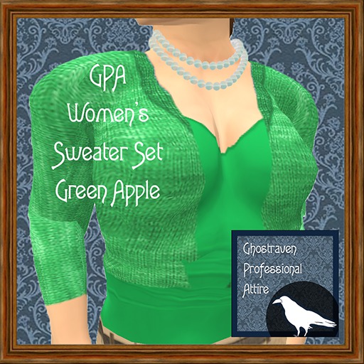 GPA Women's Sweater Set - Green Apple